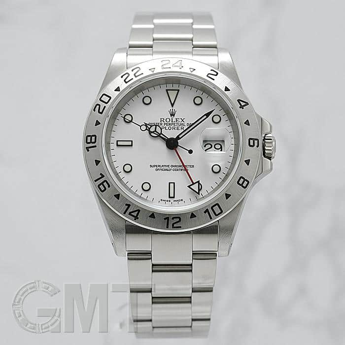 中古)ROLEX ロレックス エクスプローラー II 16570 ホワイト（商品ID 