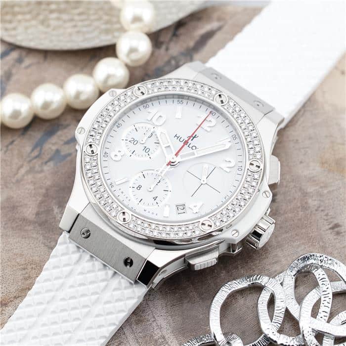 中古)HUBLOT ウブロ ビッグバン スチール 41mm ホワイト