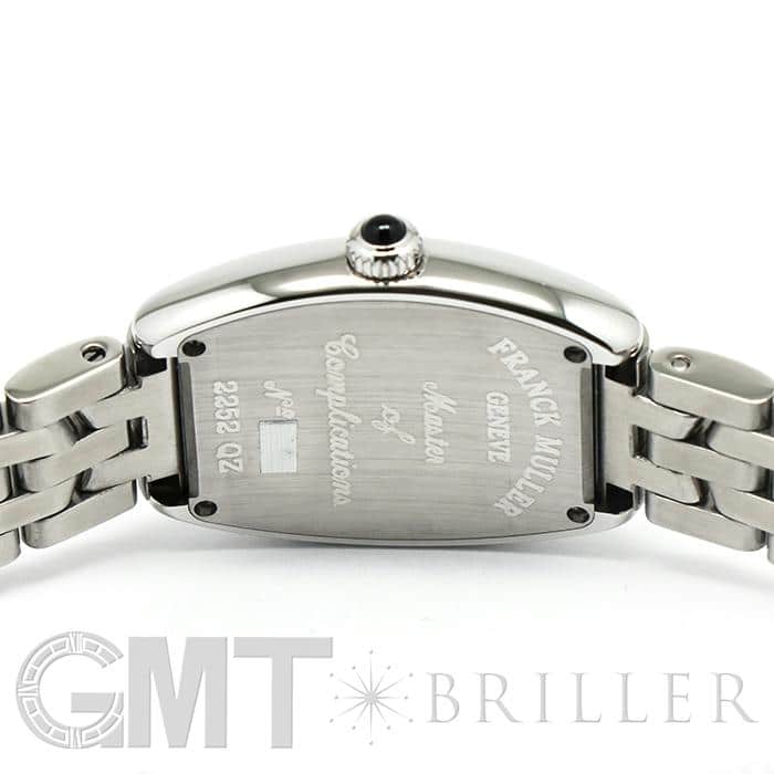 フランクミュラー FRANCK MULLER 腕時計 トノウ カーベックス インターミディエ 2252QZ ギョーシェ シルバー 文字盤 SS クオーツアナログ 【中古】 フランクミュラー FRANCK MULLER トノウカーベックス インターミディエ