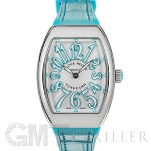 FRANCK MULLER フランク・ミュラー ヴァンガード V29QZ シルバー ライトブルーインデックス メイン