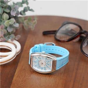 FRANCK MULLER フランク・ミュラー ヴァンガード V29QZ シルバー ライトブルーインデックス メイン