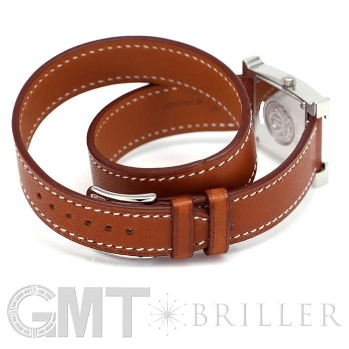 新品)HERMES エルメス Hウォッチ ドゥブルトゥール HH1.210.131.VB341