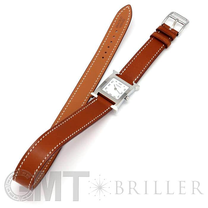 新品)HERMES エルメス Hウォッチ ドゥブルトゥール HH1.210.131.VB341