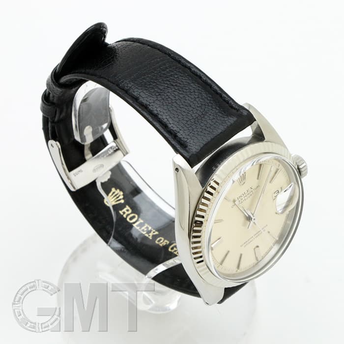 中古)ROLEX ロレックス デイトジャスト 1601 シルバー レザー（商品ID