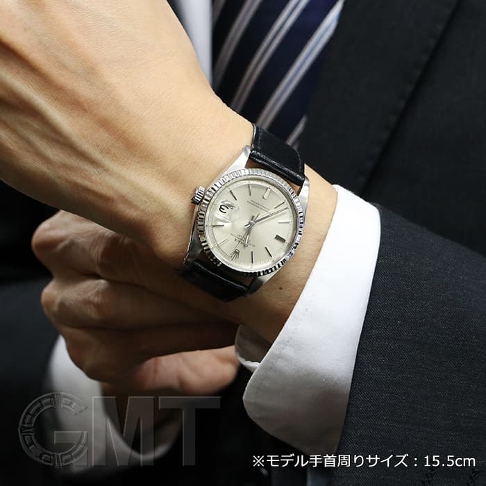 ROLEX 3年保証 ロレックス デイトジャスト 1601 シルバー SS PG