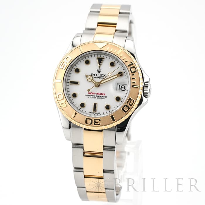 iPad 5 （ジャンク品） 中古)ROLEX ロレックス ヨットマスター 168623 ホワイト（商品ID