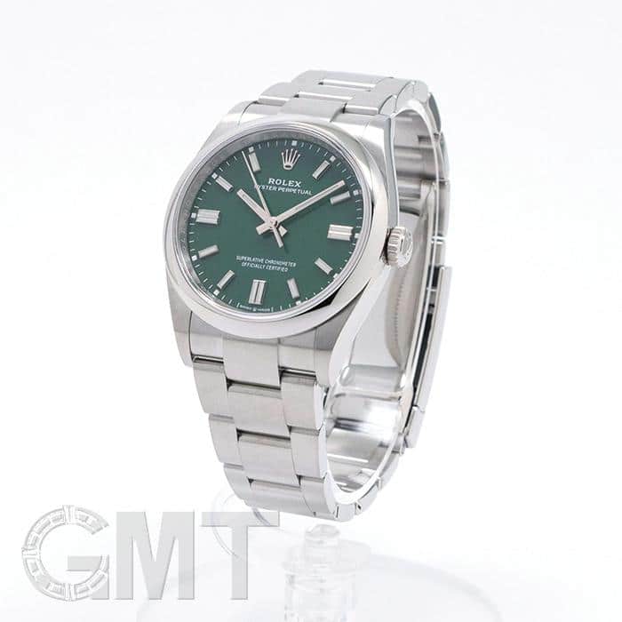 中古)ROLEX ロレックス オイスターパーペチュアル 36 126000 グリーン