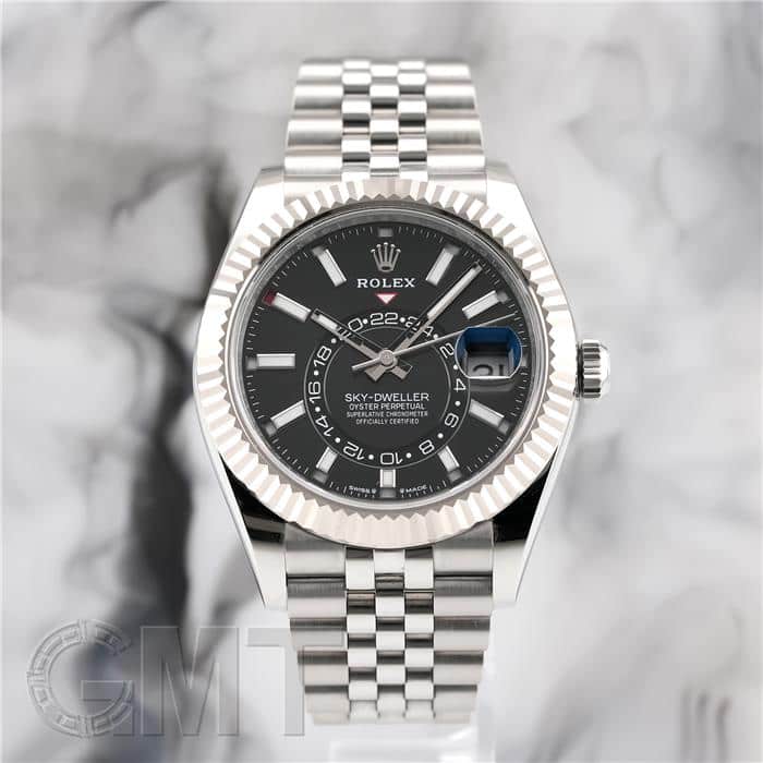 中古)ROLEX ロレックス スカイドゥエラー 336934 ブラック