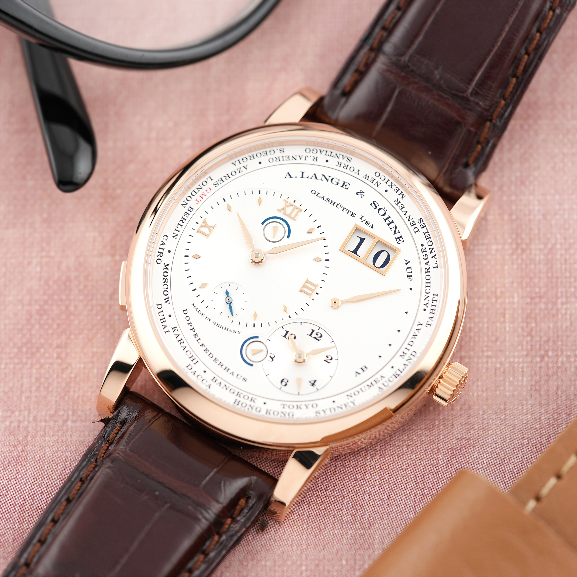 中古)A. LANGE & SOHNE ランゲ&ゾーネ ランゲ1 タイムゾーン 116.032