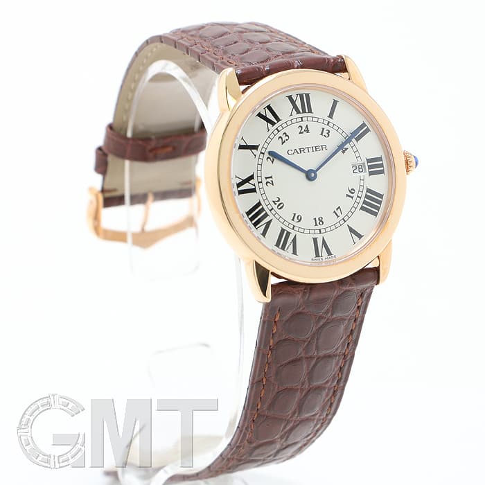 カルティエ　ロンドソロ　PG カルティエ ロンドソロ ドゥ カルティエ 36mm WSRN0021 シルバー ユニ
