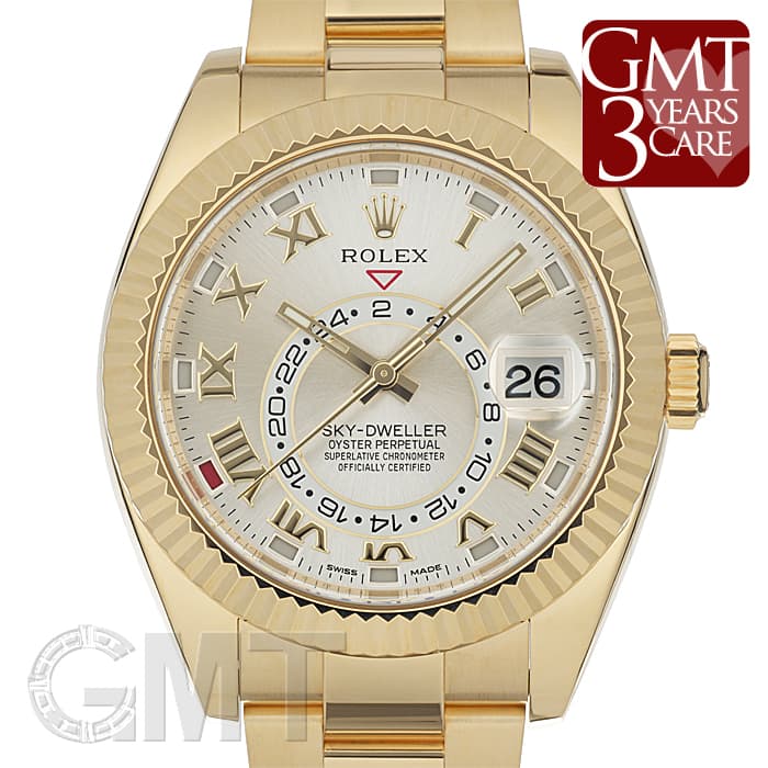 中古)ROLEX ロレックス スカイドゥエラー 326938 シルバー ローマ