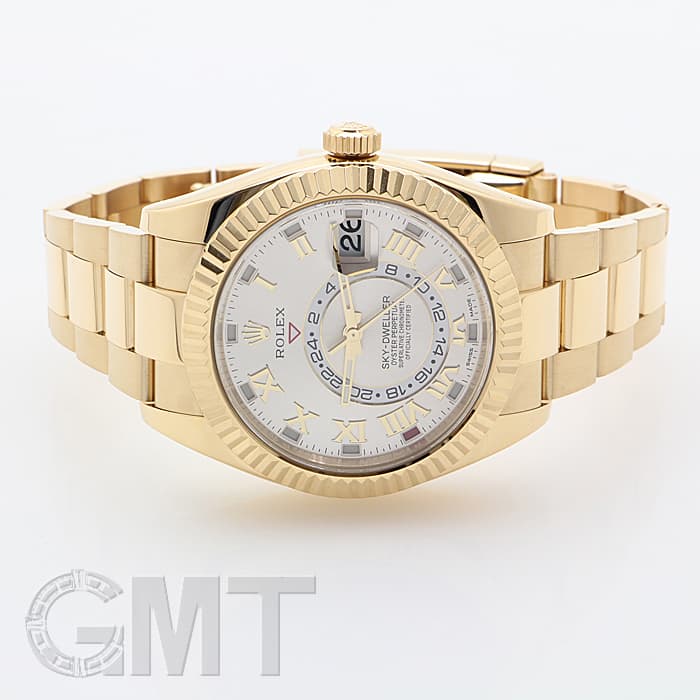 中古)ROLEX ロレックス スカイドゥエラー 326938 シルバー ローマ