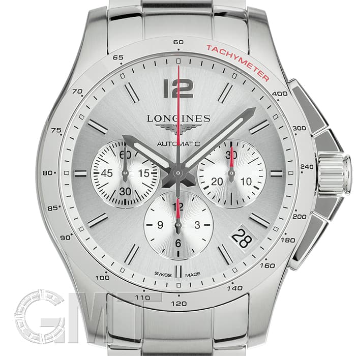 新品)LONGINES ロンジン コンクエスト シルバー L3.697.4.76.6（商品ID