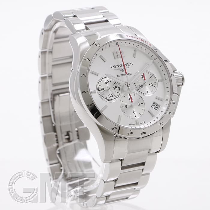 新品)LONGINES ロンジン コンクェスト シルバー L3.697.4.76.6（商品ID