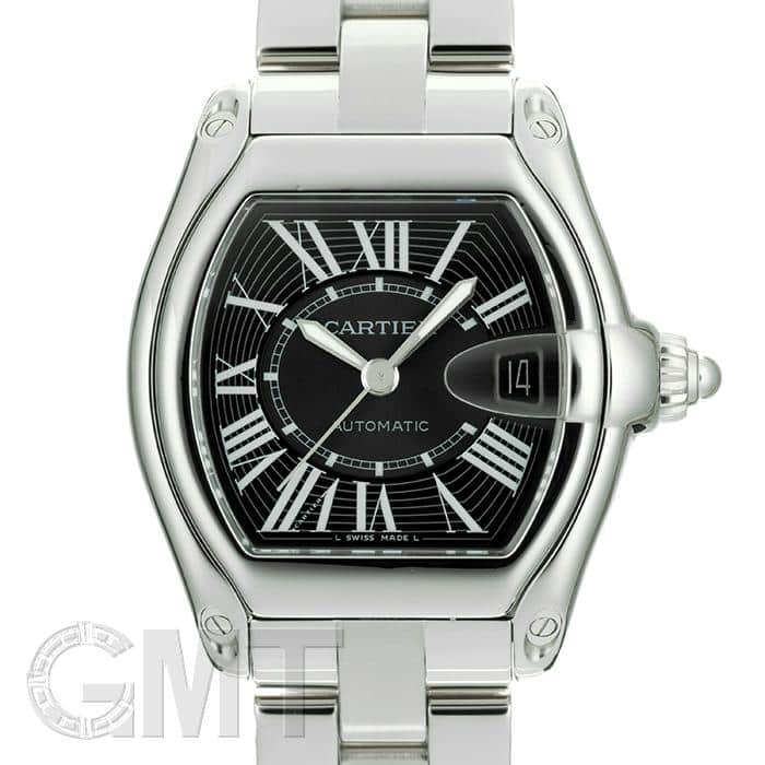 Cartier Roadster LM W62041V3 本体 中古)CARTIER カルティエ ロードスター LM ブラック W62041V3（商品ID