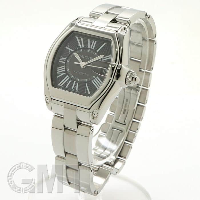 中古)CARTIER カルティエ ロードスター LM ブラック W62041V3（商品ID