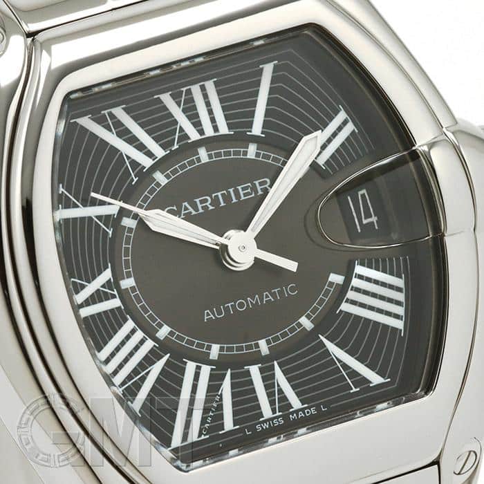 中古)CARTIER カルティエ ロードスター LM ブラック W62041V3