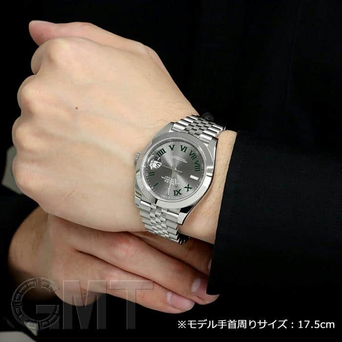 中古)ROLEX ロレックス デイトジャスト 41 126300 スレート ローマ