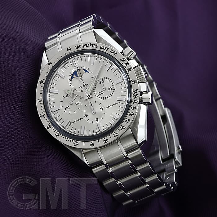 中古)OMEGA オメガ スピードマスター ムーンフェイズ ホワイトゴールド