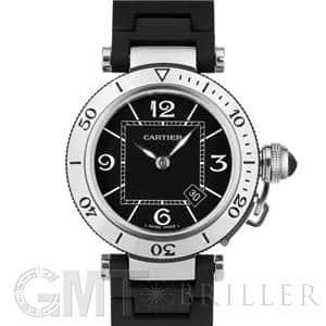 中古)CARTIER カルティエ パシャ シータイマー 33mm ブラック