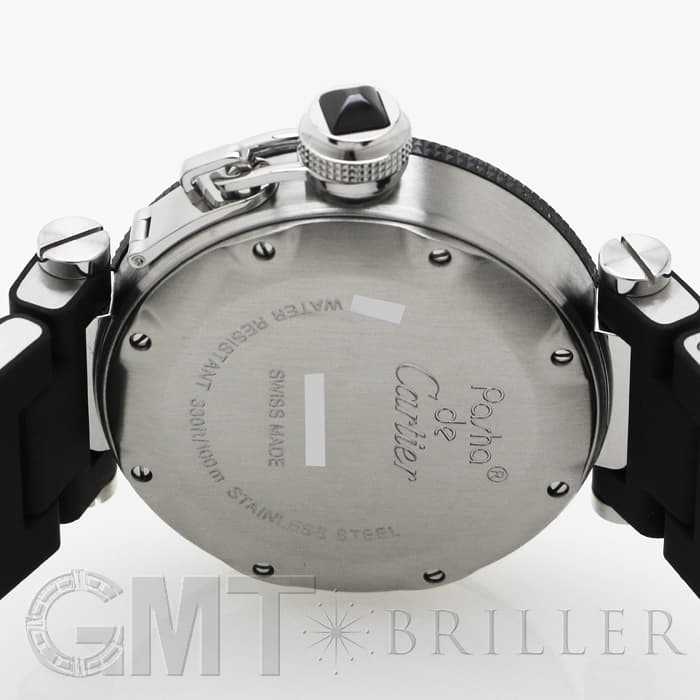 中古)CARTIER カルティエ パシャ シータイマー 33mm ブラック W3140003