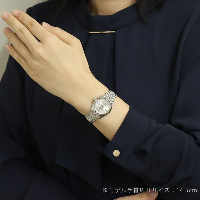 未使用)ROLEX ロレックス デイトジャスト 28 279174G シルバー