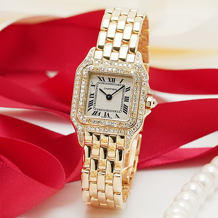 中古)CARTIER カルティエ パンテール SM WF3072B9 イエローゴールド