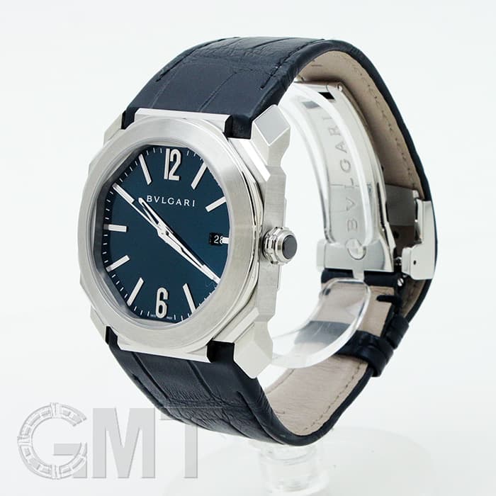 新品)BVLGARI ブルガリ オクト ソロテンポ ブルー BGO38C3SLD（商品ID