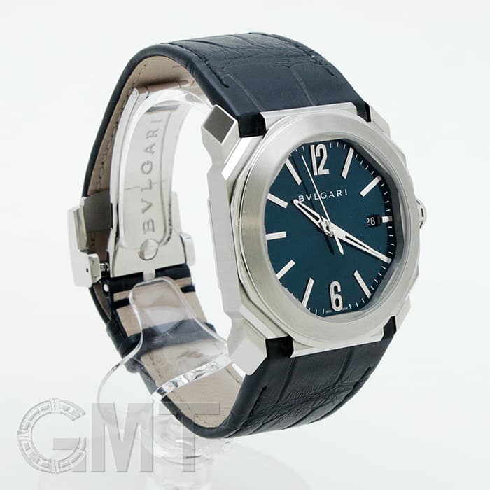新品)BVLGARI ブルガリ オクト ソロテンポ ブルー BGO38C3SLD（商品ID
