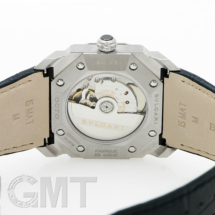 新品)BVLGARI ブルガリ オクト ソロテンポ ブルー BGO38C3SLD（商品ID