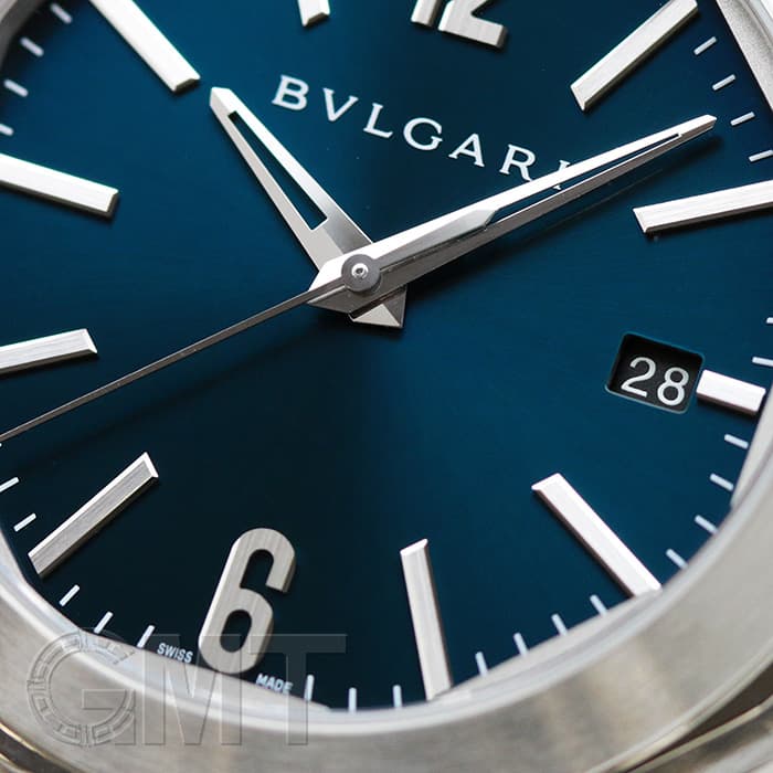 新品)BVLGARI ブルガリ オクト ソロテンポ ブルー BGO38C3SLD（商品ID