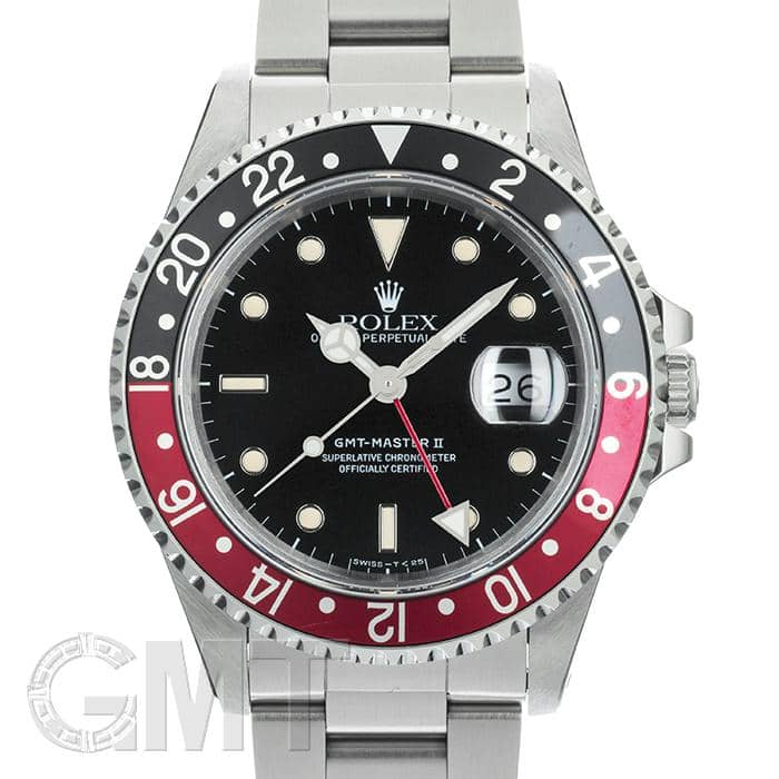 中古)ROLEX ロレックス GMTマスター II 16710 ブラック/レッド
