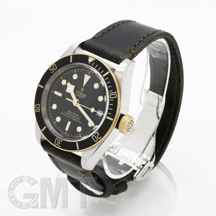 新品)TUDOR チューダー ヘリテージブラックベイ S&G M79733N レザー
