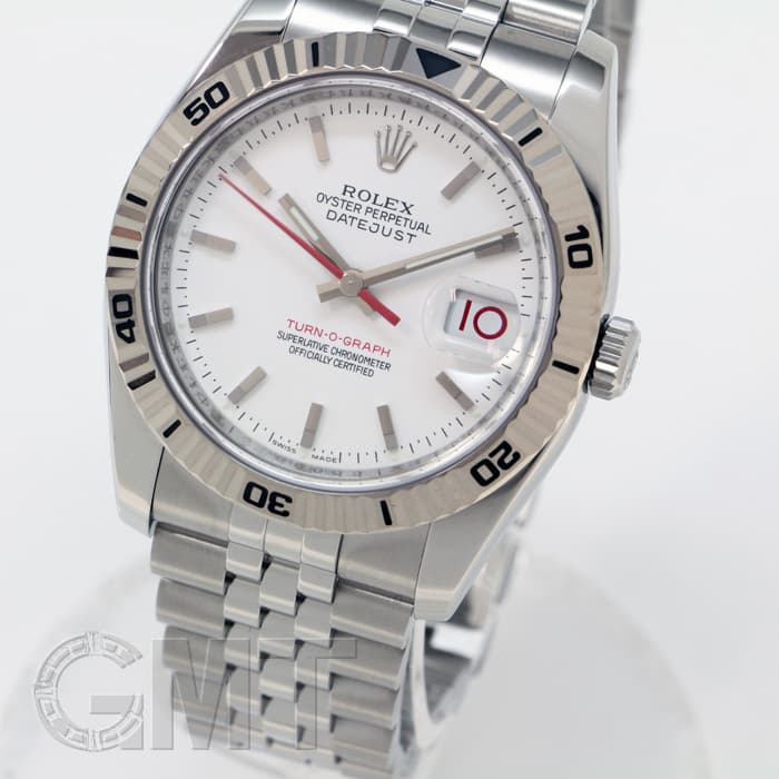 中古)ROLEX ロレックス ターノグラフ 116264 ホワイト ジュビリー