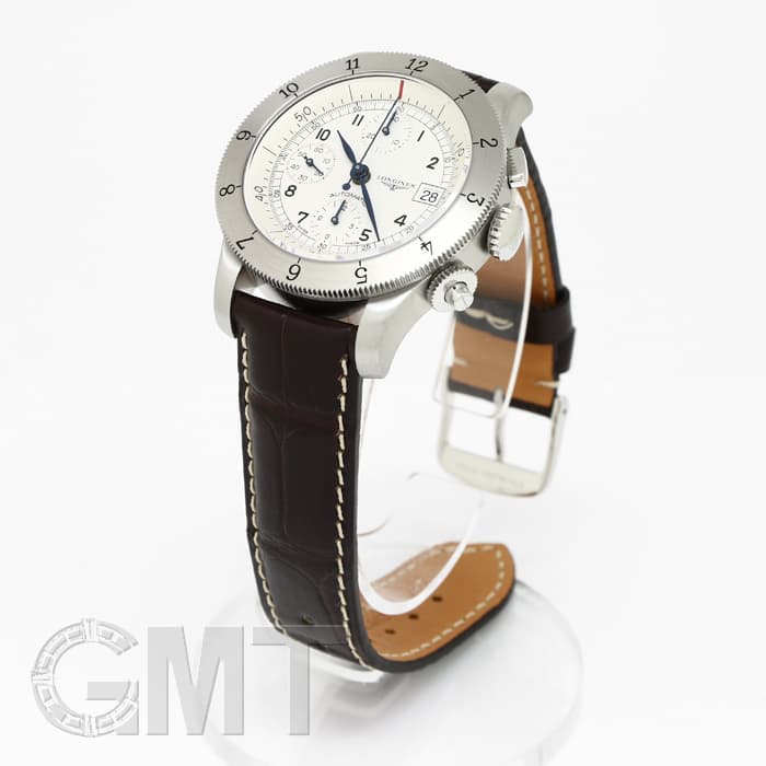 内部点検済 LONGINES ロンジン ヘリテージ ウィームス クロノグラフ L2.741.4 デイト 30m防水 シルバー SS ステンレス 純正尾錠 純正ベルト メンズ 自動巻き【6ヶ月保証】【腕時計】【中古】 中古)LONGINES ロンジン ヘリテージ ウィームス・クロノグラフ L2