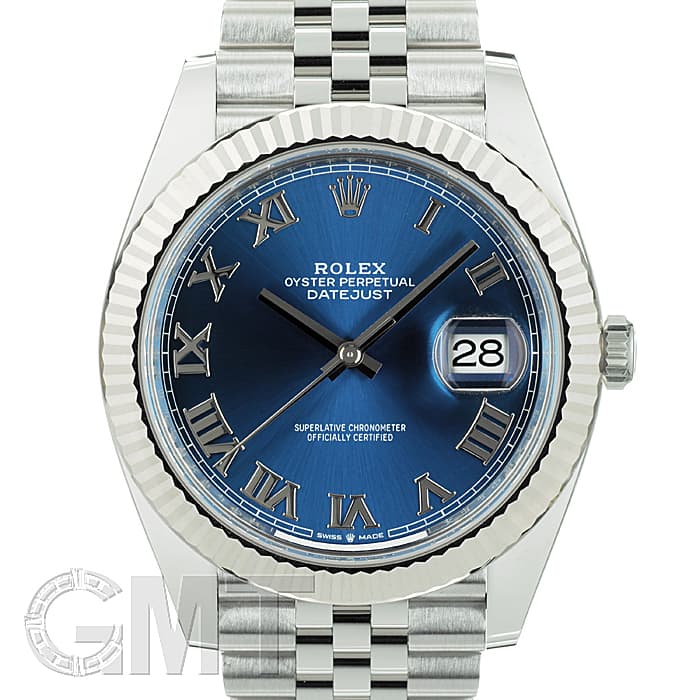 新品)ROLEX ロレックス デイトジャスト 41 126334 ブルー ローマ
