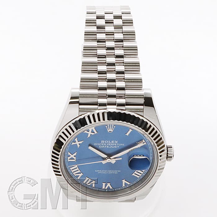 新品)ROLEX ロレックス デイトジャスト 41 126334 ブルー ローマ