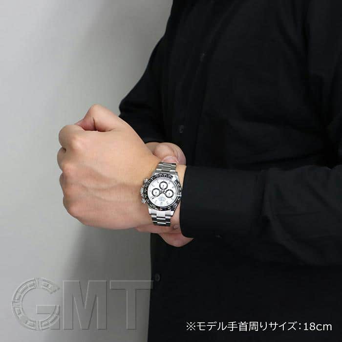 新品未使用　ロレックス　デイトナ　ホワイト盤　拡大鏡　掛け時計　非売品 ロレックス デイトナ ホワイト文字盤 126500LN '23年購入 - 腕時計専門