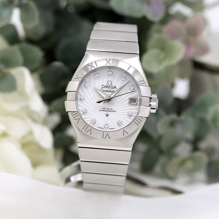 新品)OMEGA オメガ コンステレーション 27MM 123.10.27.20.55.001