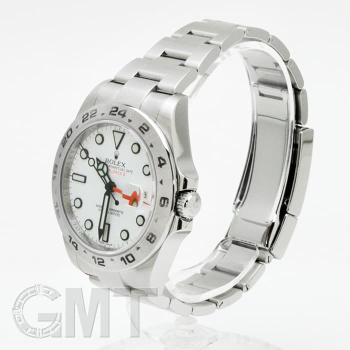 中古)ROLEX ロレックス エクスプローラー II 216570 ホワイト ベゼル