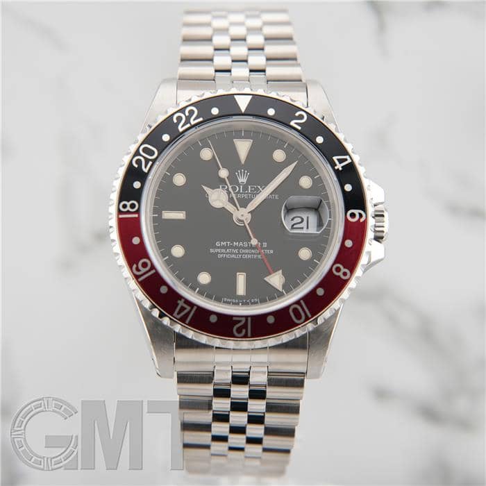 ロレックス コマ 16710 GMT マスター ss  ステンレス ROLEX 1990 Rolex GMT-Master II COKE 40mm Black Red Stainless