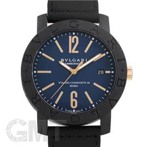 BVLGARI ブルガリ ブルガリ・ブルガリ カーボンゴールド ブルー メッシュレザー BBP40C3CGLD メイン