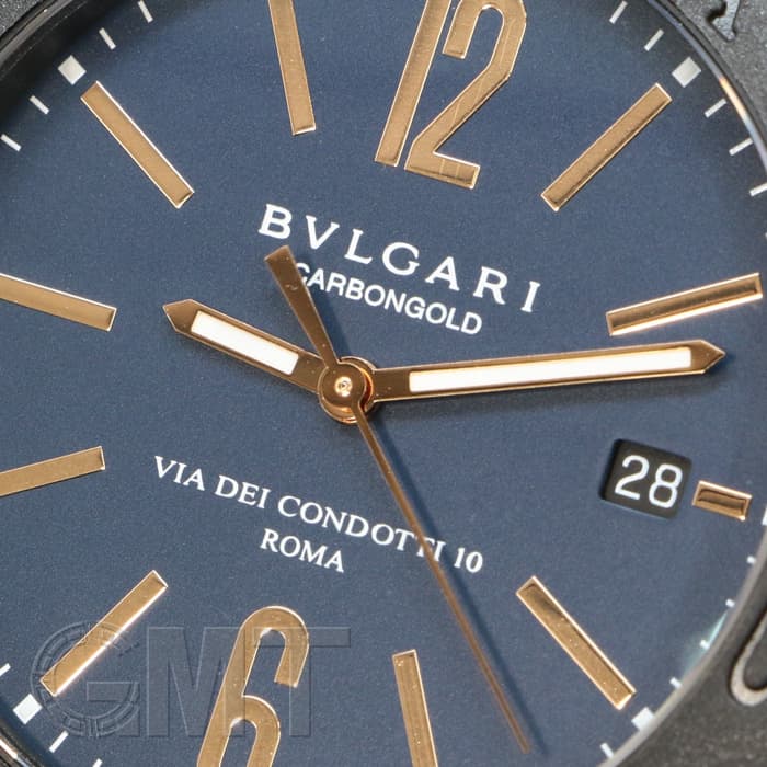 新品)BVLGARI ブルガリ ブルガリ・ブルガリ カーボンゴールド ブルー