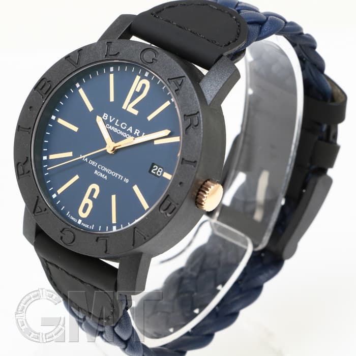 新品)BVLGARI ブルガリ ブルガリ・ブルガリ カーボンゴールド ブルー