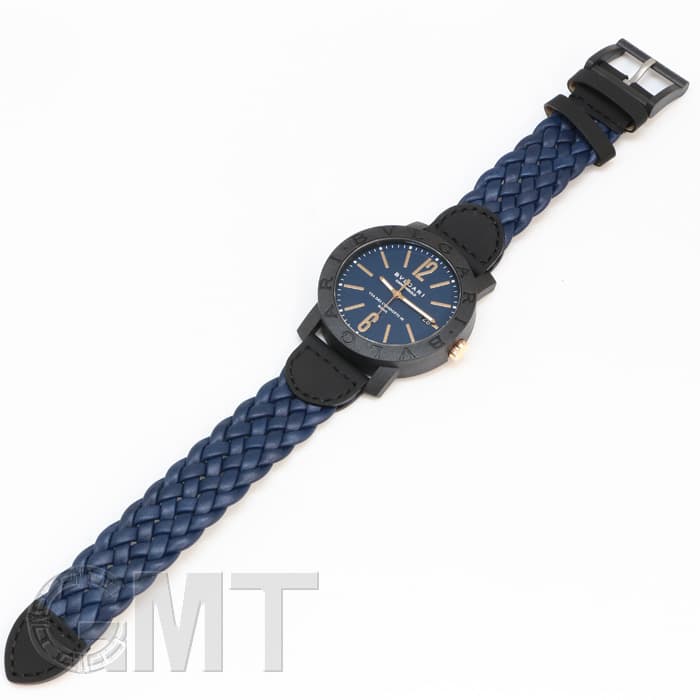 新品)BVLGARI ブルガリ ブルガリ・ブルガリ カーボンゴールド ブルー