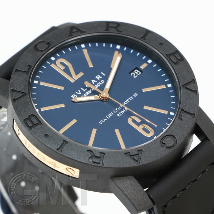 新品)BVLGARI ブルガリ ブルガリ・ブルガリ カーボンゴールド ブルー