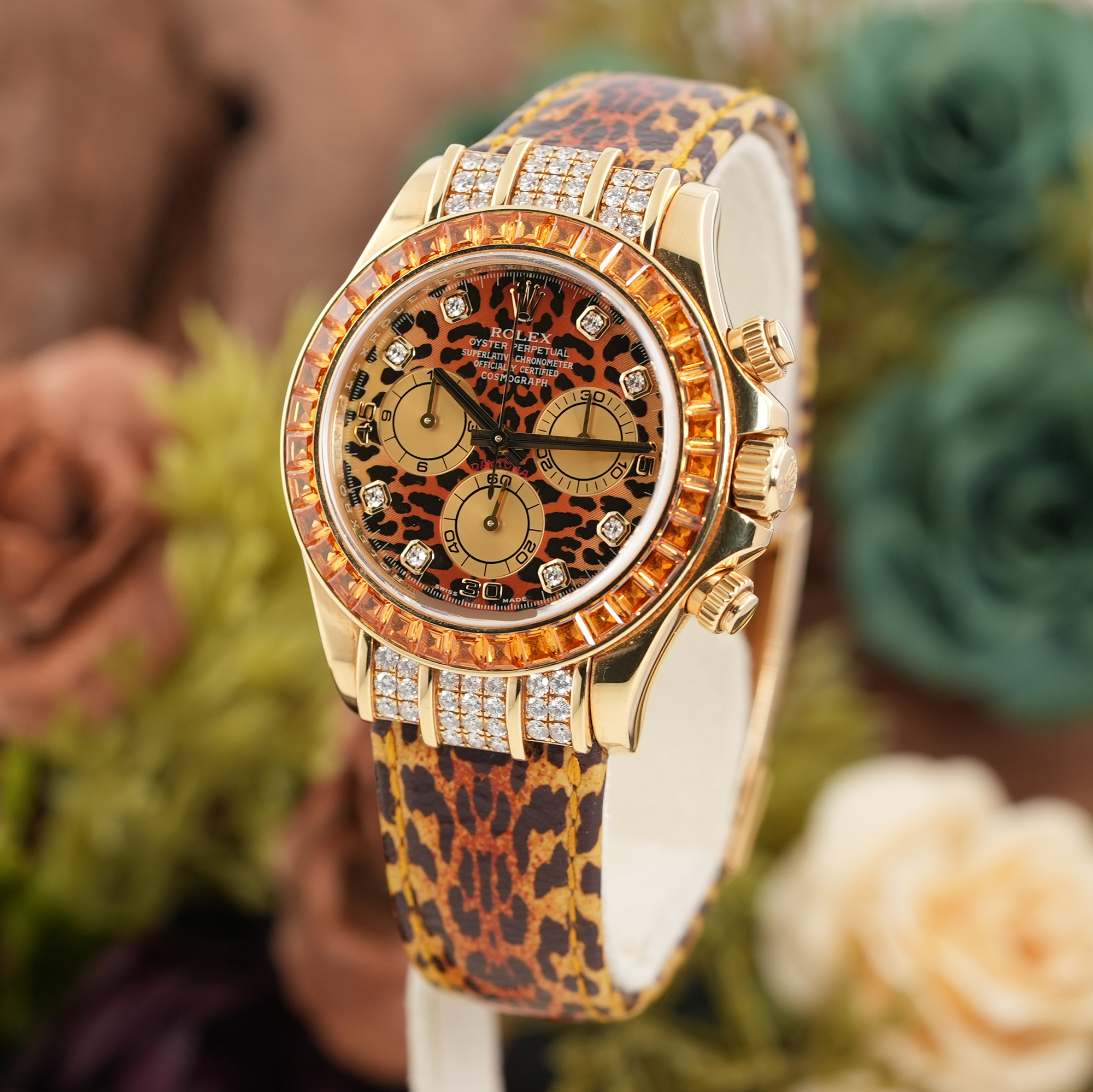 委託)ROLEX ロレックス デイトナ 116598SACO レパード（商品ID