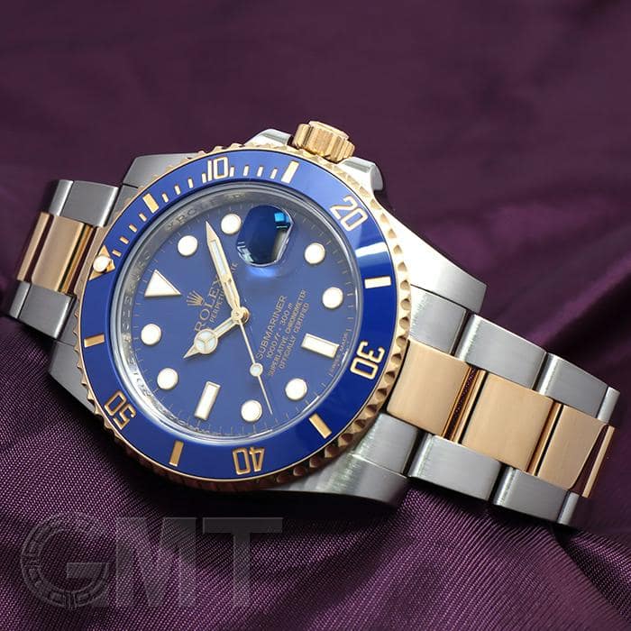 中古)ROLEX ロレックス サブマリーナー デイト マットブルー 116613LB