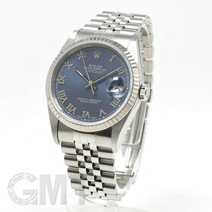 中古)ROLEX ロレックス デイトジャスト 16234 ブルーローマ トリチウム