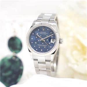 ROLEX ロレックス デイトジャスト 278274 アズーロブルー フローラルモチーフ メイン